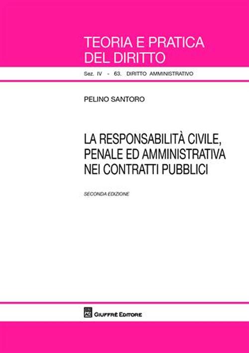 La responsabilità civile, penale ed amministrativa nei contratti pubblici