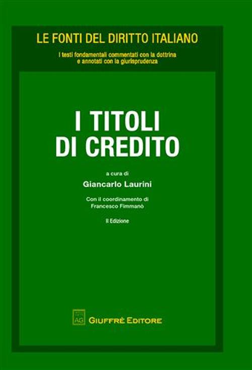 I titoli di credito