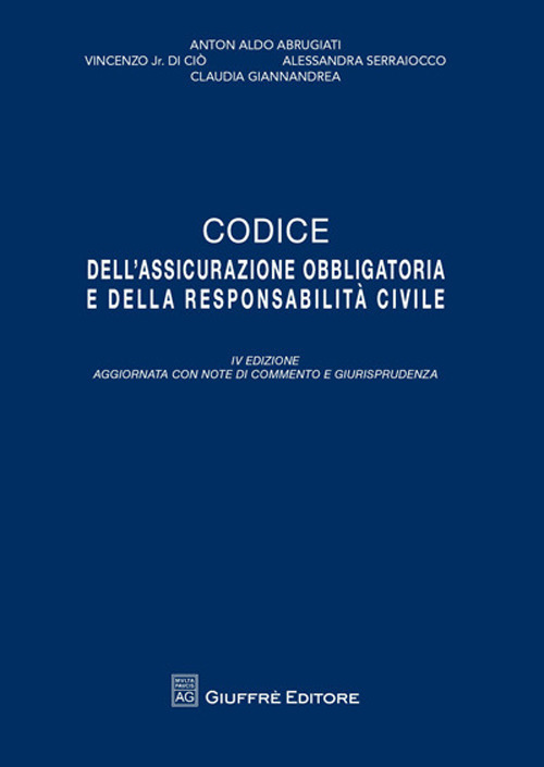 Codice dell'assicurazione obbligatoria e della responsabilità civile