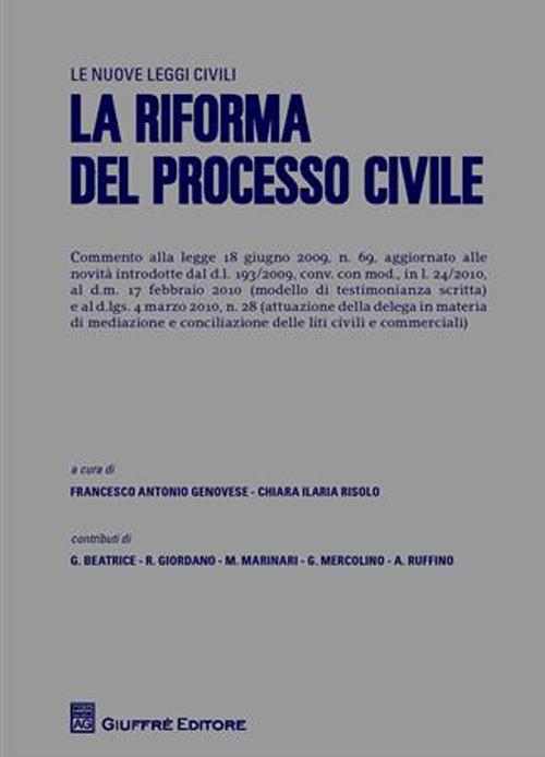 La riforma del processo civile