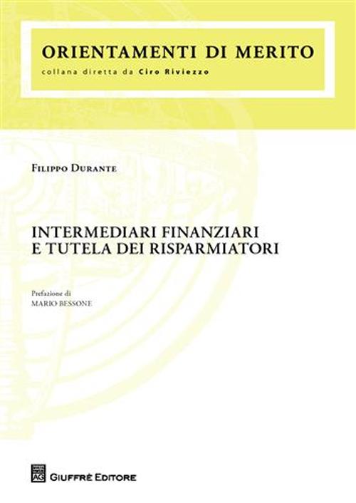 Intermediari finanziari e tutela dei risparmiatori