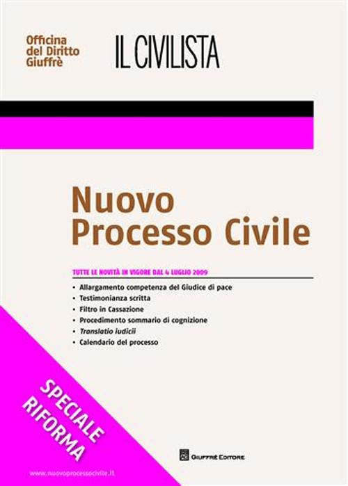 Il civilista. Nuovo processo civile