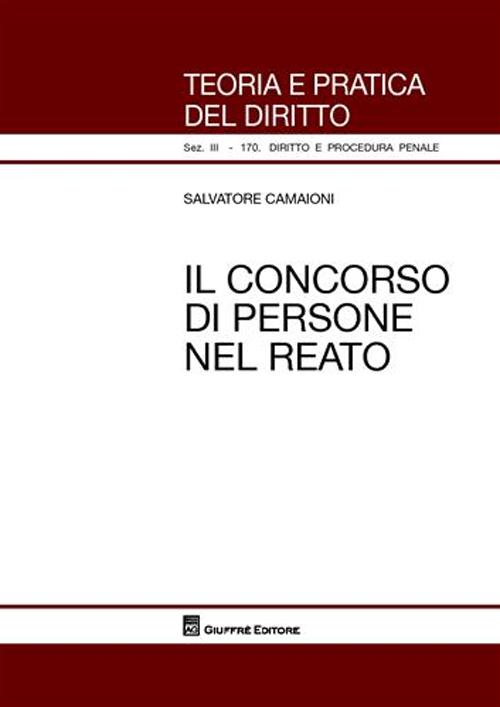 Il concorso di persone nel reato