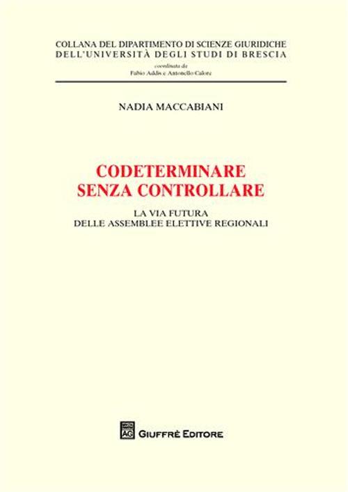 Codeterminare senza controllare. La via futura delle assemblee elettive regionali