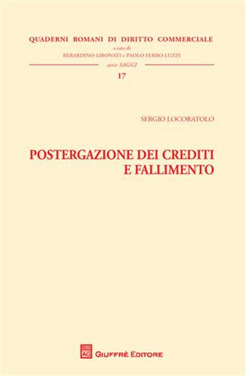 Postergazione dei crediti e fallimento