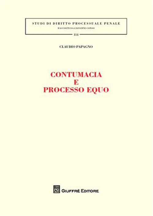 Contumacia e processo equo