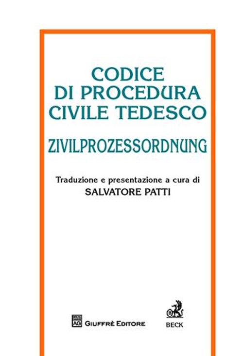 Codice di procedura civile tedesco. Zivilprozessordnung