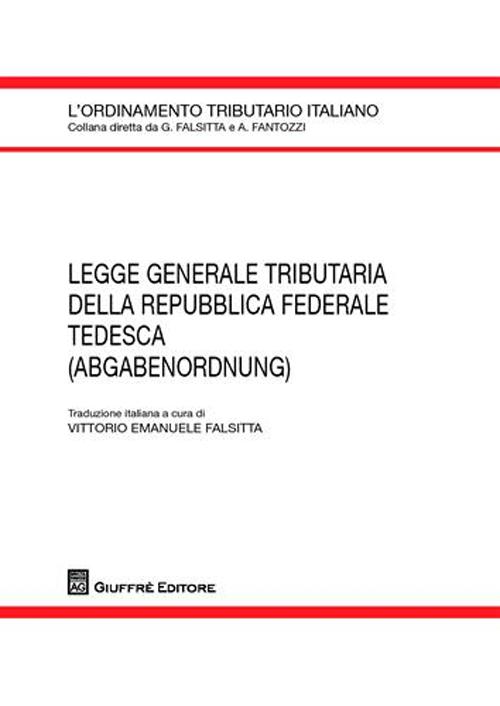 Legge generale tributaria della Repubblica Federale Tedesca (adgabenordnung)