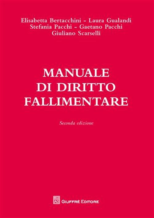 Manuale di diritto fallimentare