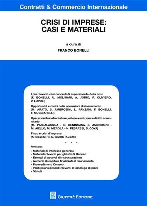 Crisi di imprese: casi e materiali