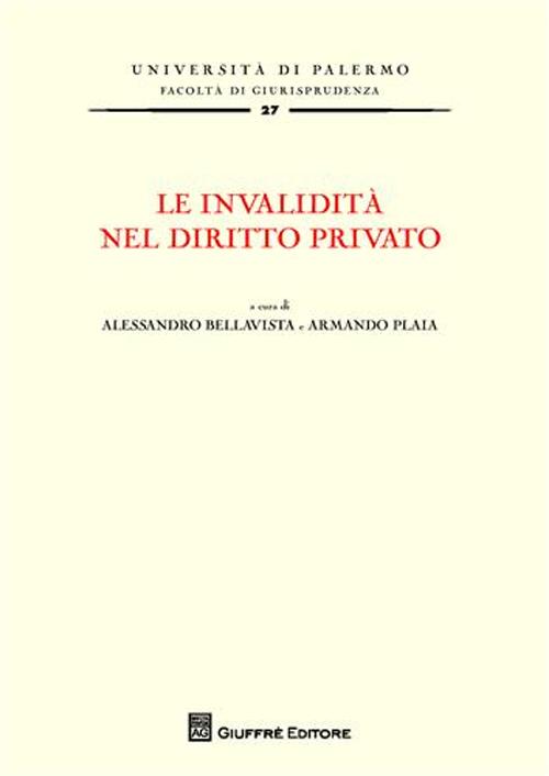 Le invalidità nel diritto privato