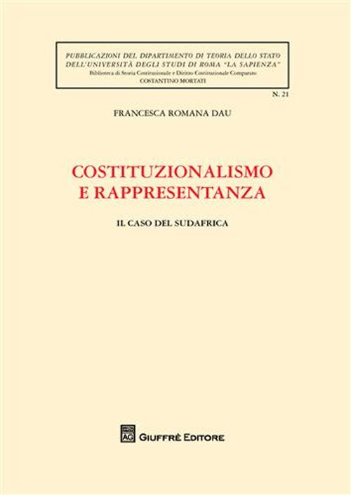 Costituzionalismo e rappresentanza. Il caso del Sudafrica