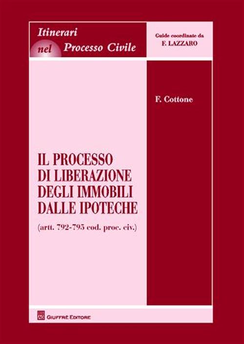 Il processo di liberazione degli immobili dalle ipoteche. Artt. 792-795 cod. proc. civ.