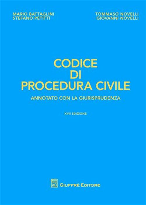 Codice di procedura civile. Annotato con la giurisprudenza