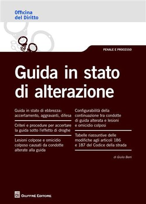 Guida in stato di alterazione