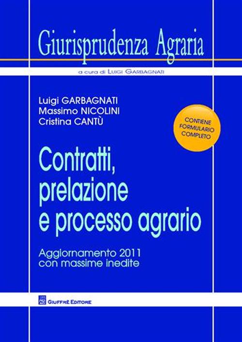 Contratti, prelazione e processo agrario