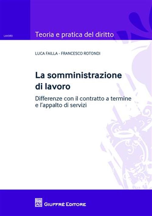 La somministrazione di lavoro. Differenze con il contratto a termine e l'appalto di servizi