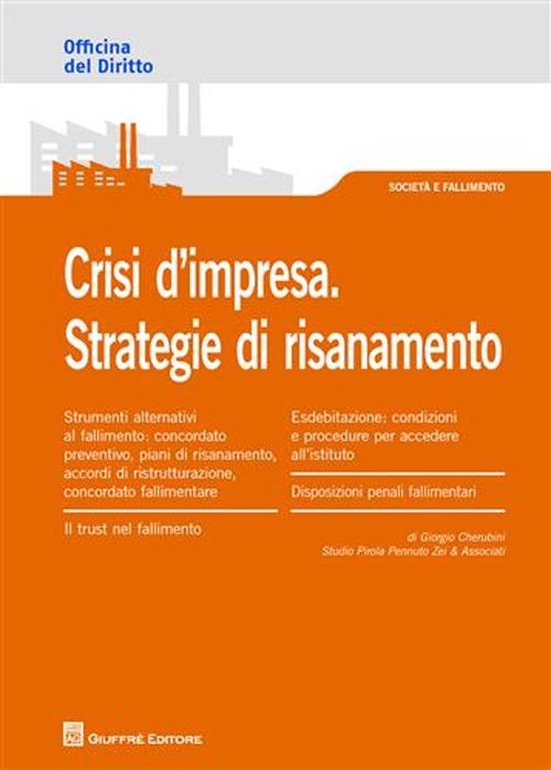 Crisi d'impresa. Strategie di risanamento