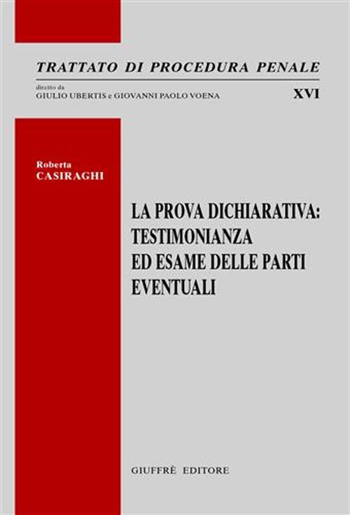 La prova dichiarativa. Testimonianza ed esame delle parti eventuali