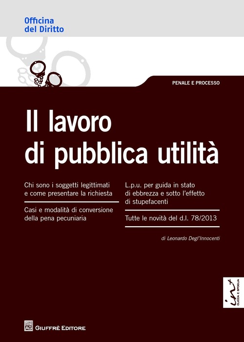 Il lavoro di pubblica utilità