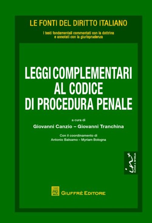 Leggi complementari al codice di procedura penale