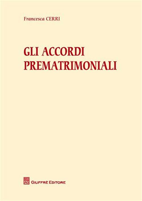 Gli accordi prematrimoniali