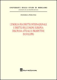 L'energia fra diritto internazionale e diritto dell'Unione Europea. Disciplina attuale e prospettive di sviluppo