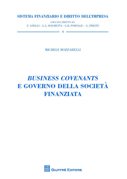 Business covenants e governo della società finanziata