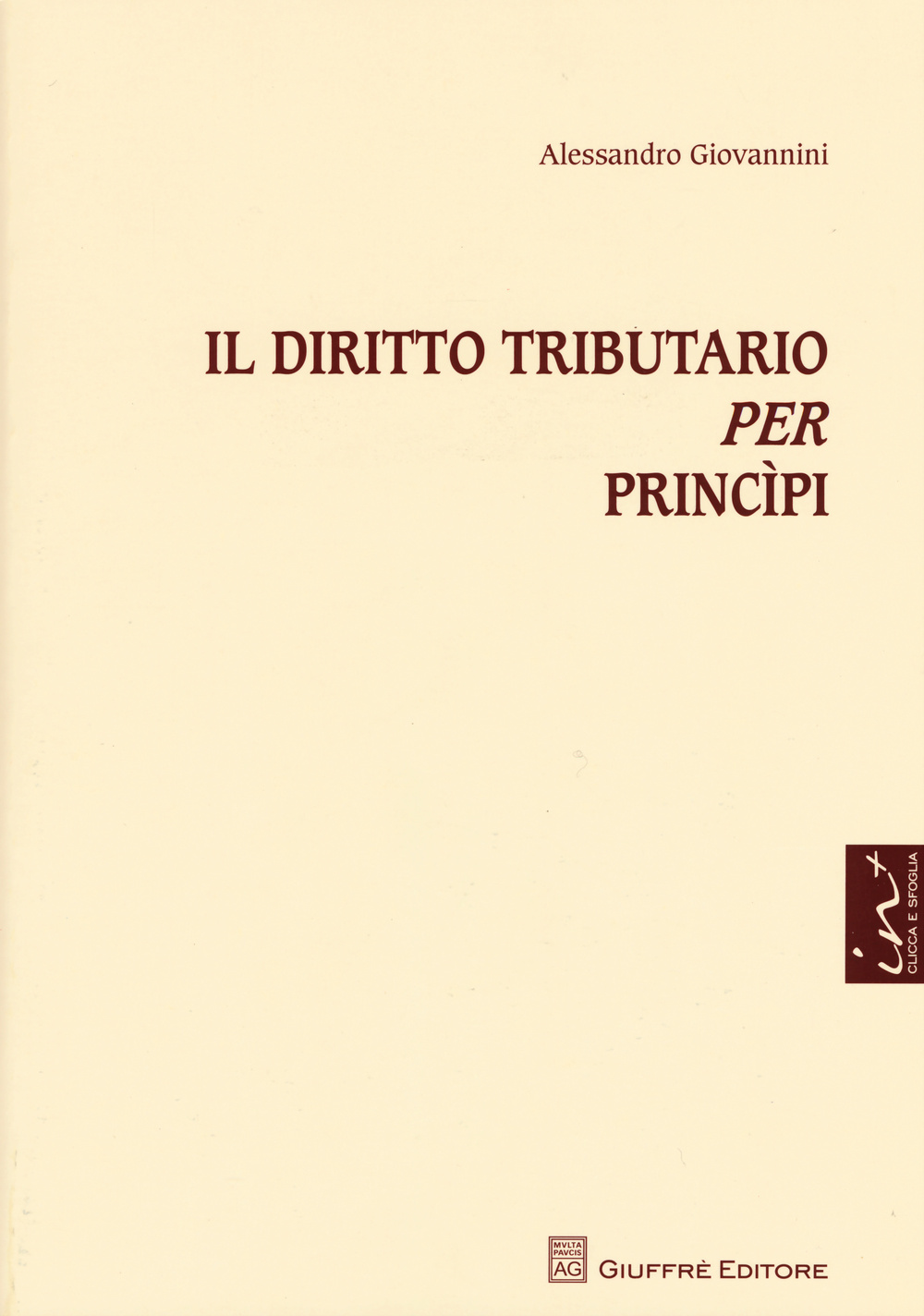 Il diritto tributario per princìpi. Con aggiornamento online