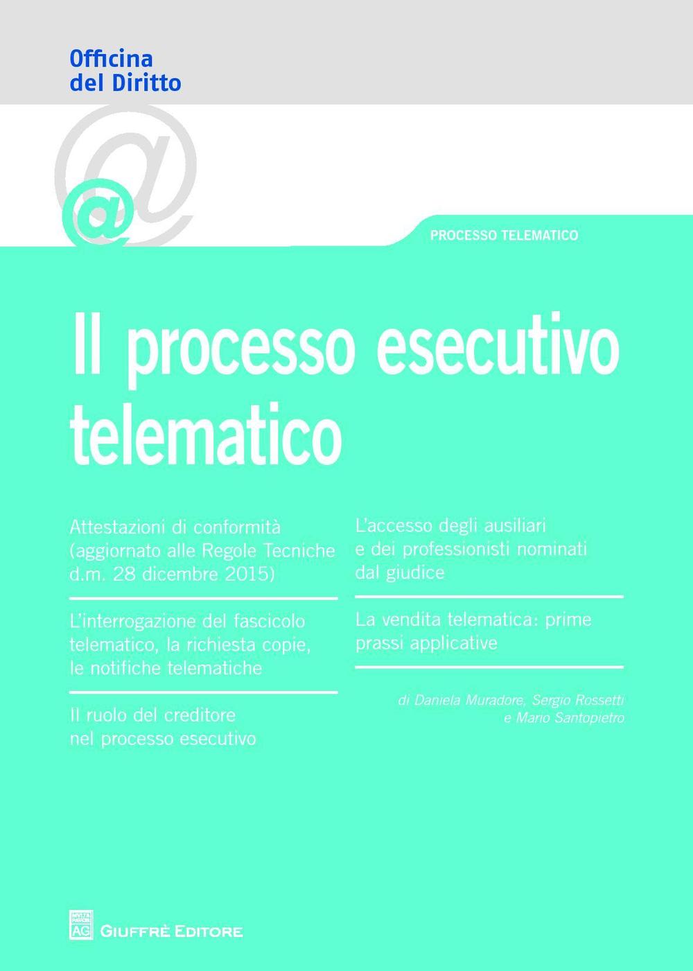 Il processo esecutivo telematico