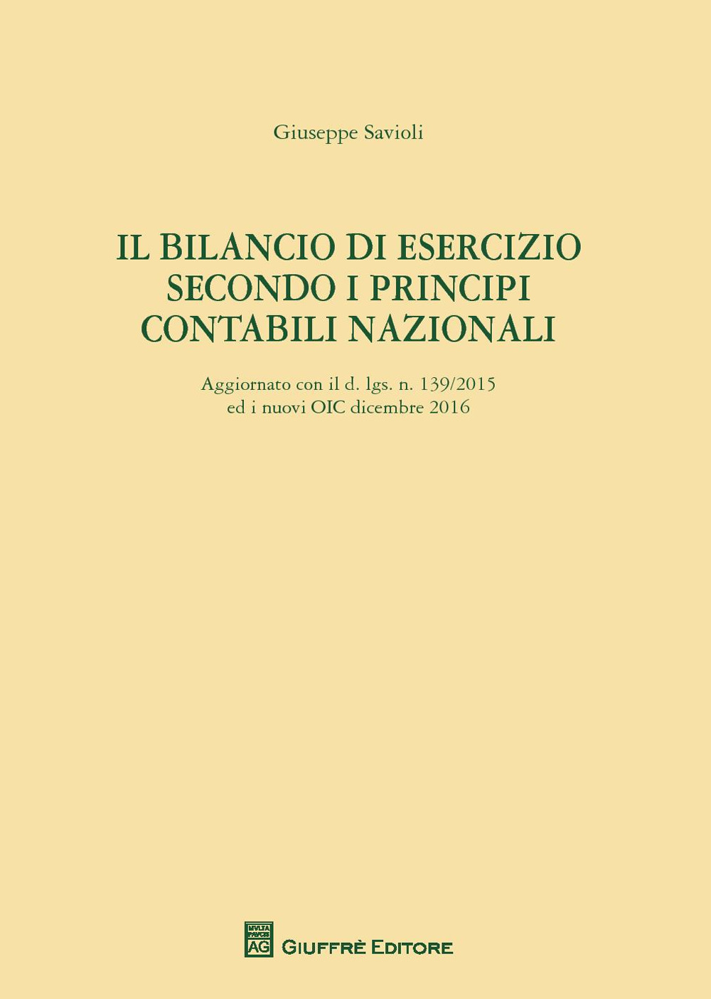 Il bilancio di esercizio secondo i principi contabili nazionali