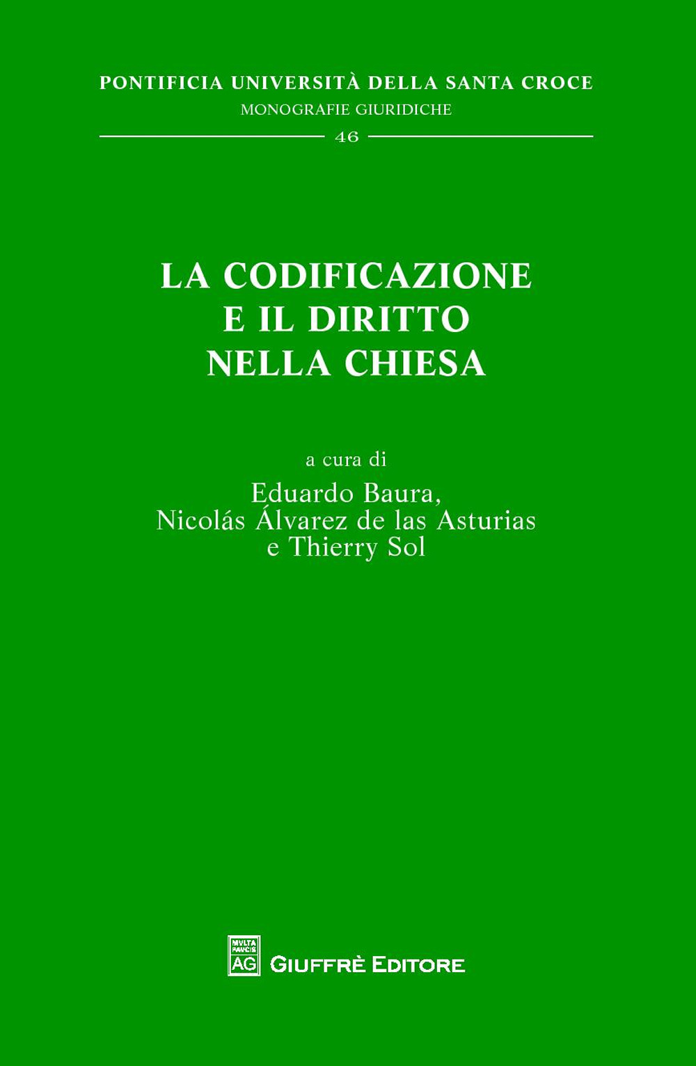 La codificazione e il diritto nella Chiesa