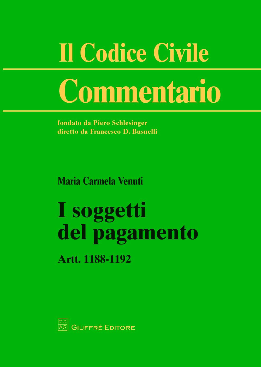 I soggetti del pagamento. Artt. 1188-1192