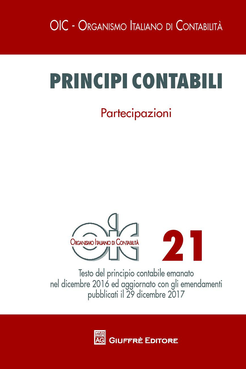 Principi contabili. Vol. 21: Partecipazioni