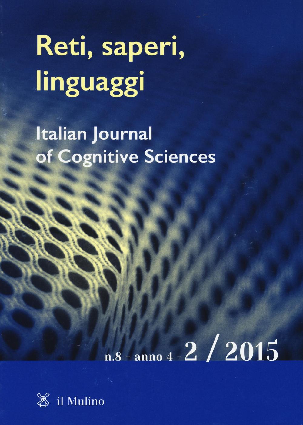 Reti, saperi, linguaggi (2015). Vol. 2