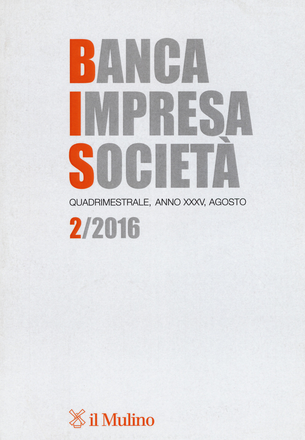 Banca impresa società (2016). Vol. 2