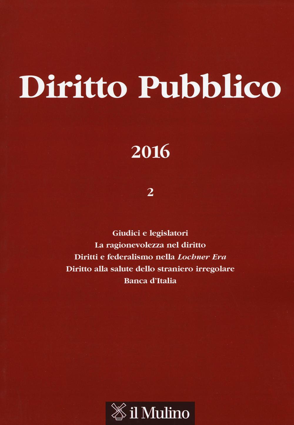 Diritto pubblico (2016). Vol. 2