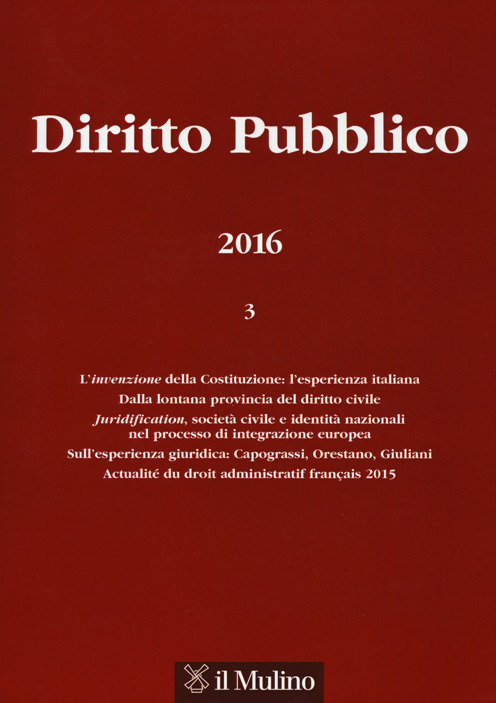 Diritto pubblico (2016). Vol. 3