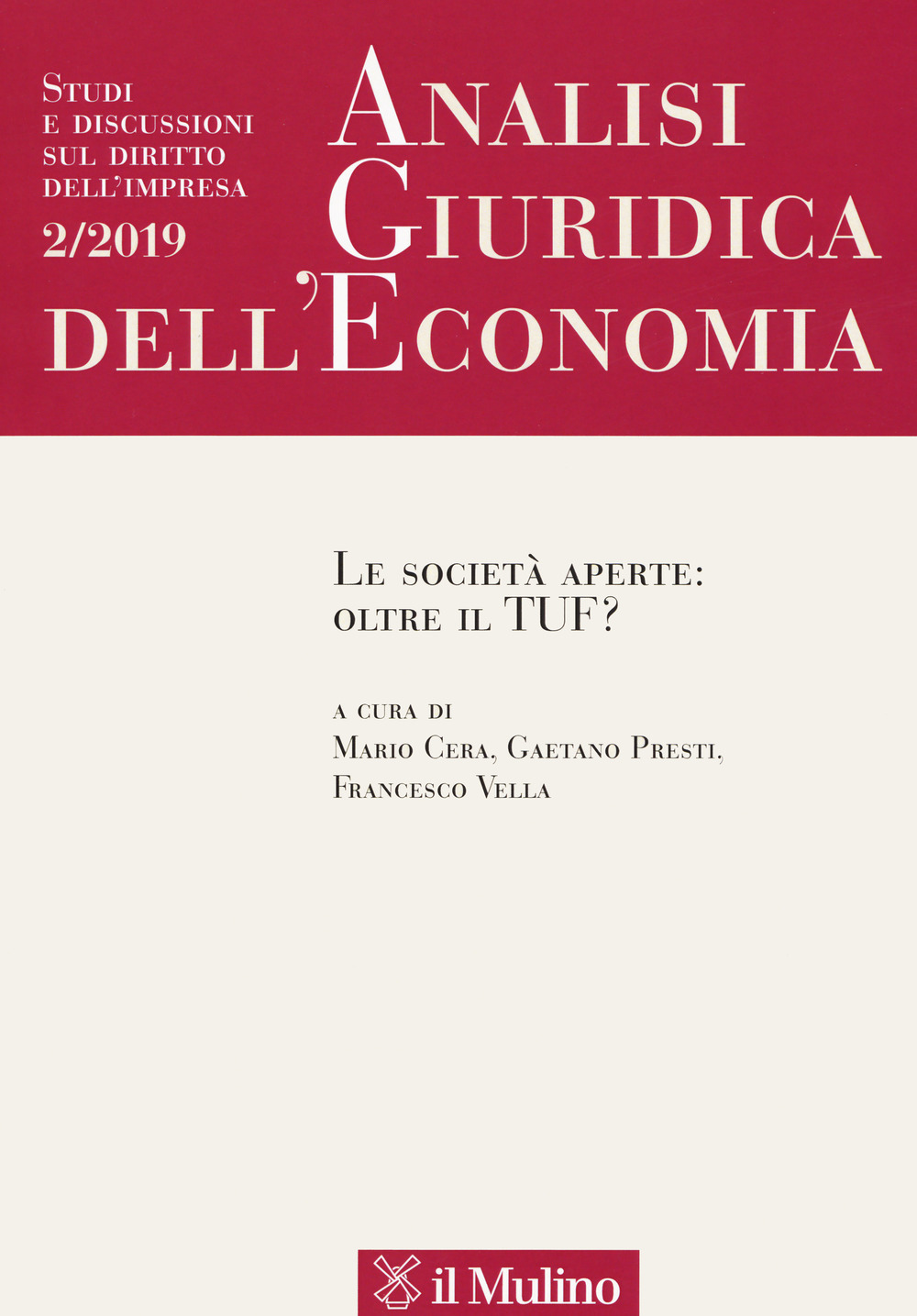 Analisi giuridica dell'economia (2019). Vol. 2