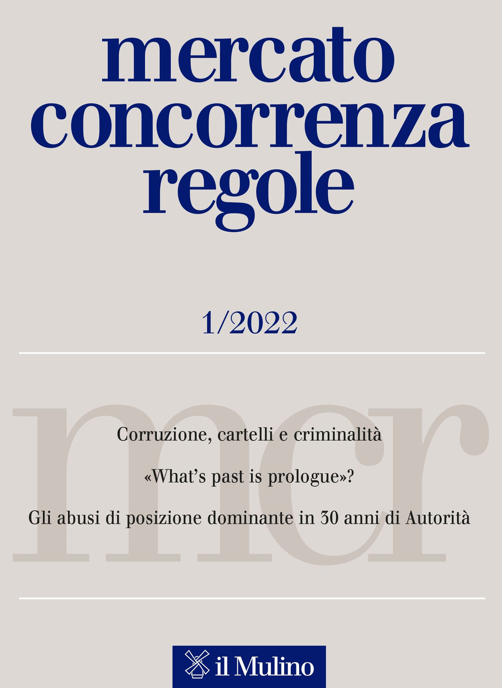 Mercato concorrenza regole (2022). Vol. 1