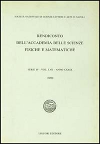 Rendiconto dell'Accademia delle scienze fisiche e matematiche. Serie IV. Vol. 57: Anno 1990