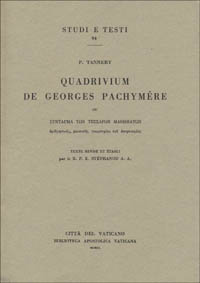 Quadrivium de Georges Pachymère