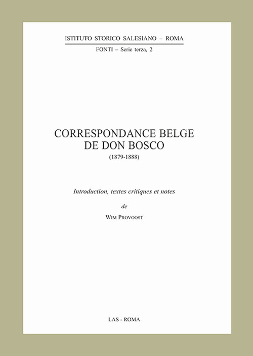 Correspondance belge de Don Bosco (1879-1888)