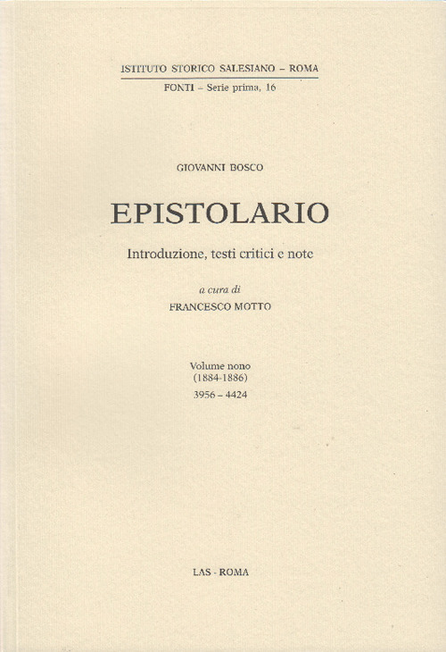 Epistolario. Vol. 9: 1884-1886