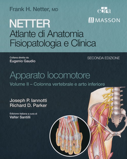 Netter. Atlante di anatomia. Fisiopatologia e clinica. Apparato locomotore. Ediz. illustrata. Vol. 2: Colonna vertebrale e arto inferiore