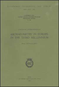 Convegno internazionale Archaeometry in Europe in the Third Millennium (Roma, 29-30 marzo 2001)