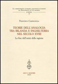 Teorie dell'analogia tra Irlanda e Inghilterra nel secolo XVIII. La fine dell'unità della ragione