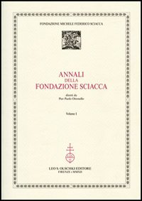 Annali della Fondazione Sciacca. Vol. 1