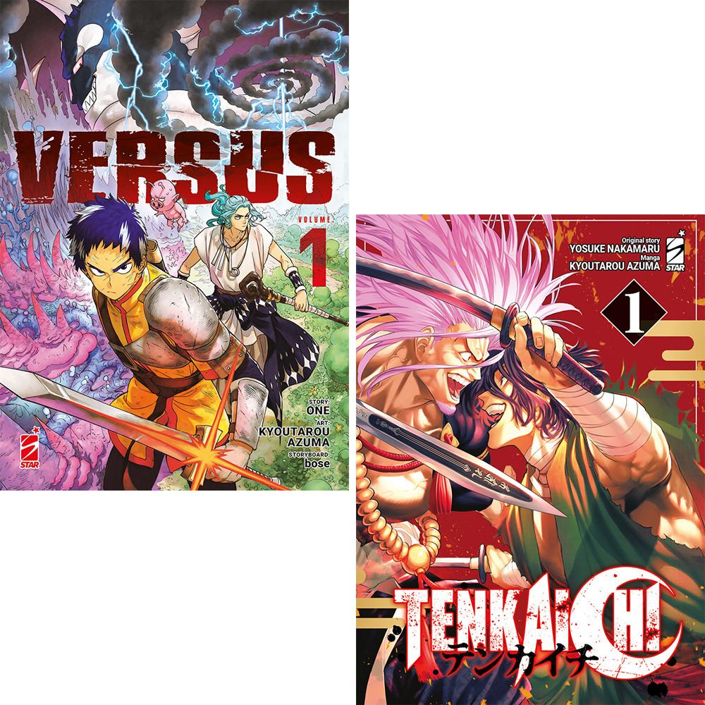 Versus vol. 1-Tenkaichi vol. 1. Bundle edition. Con 2 illustration card