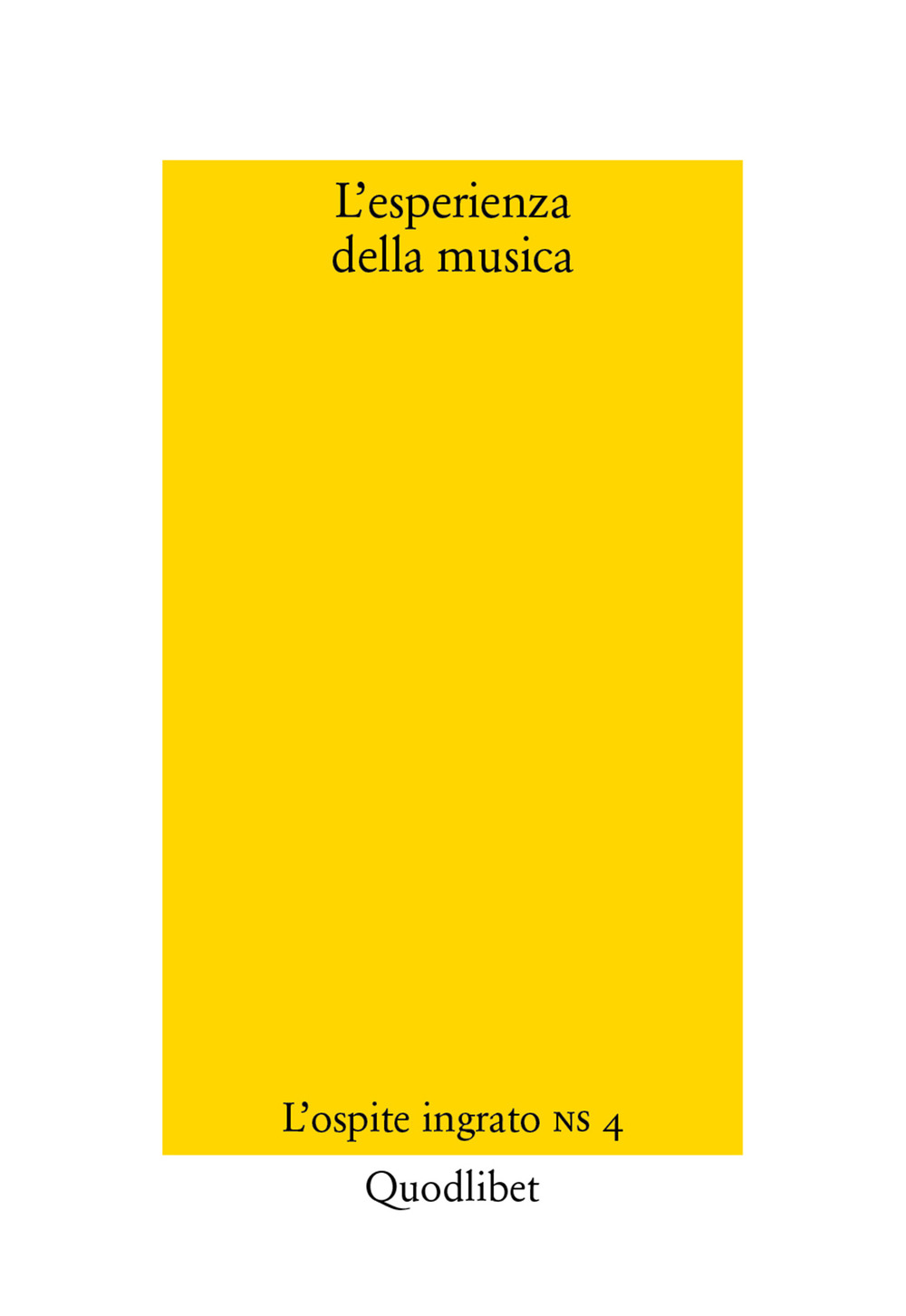 L'esperienza della musica